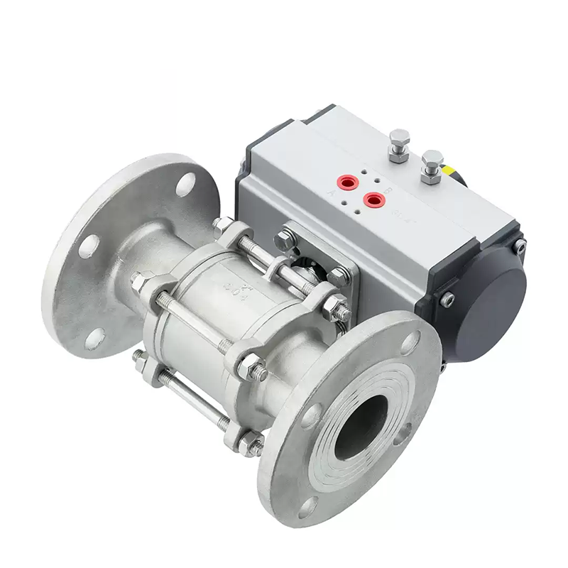 Pneumatic 3-piece Ball Valve